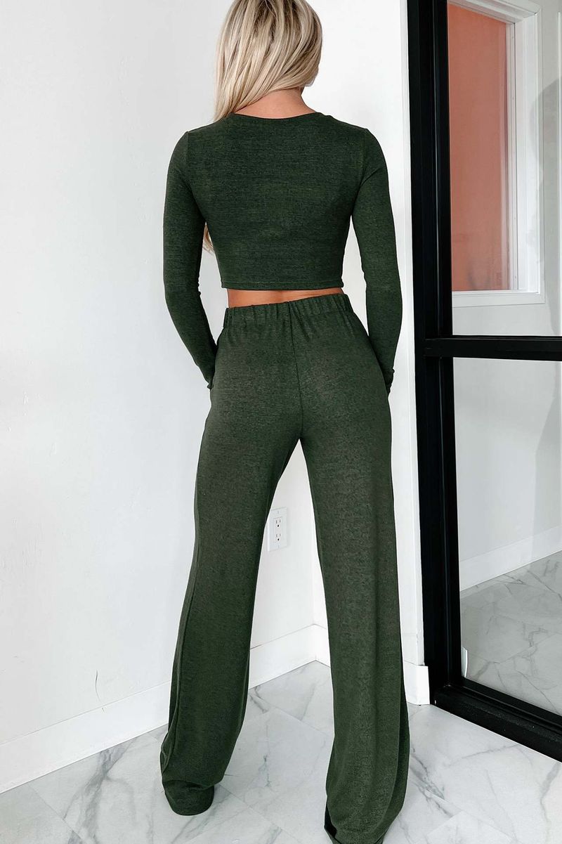 Conjunto de sudadera y jogger de manga larga para hombre: ropa de estar por casa y ropa de calle de poliéster cepillado suave._voghion.com