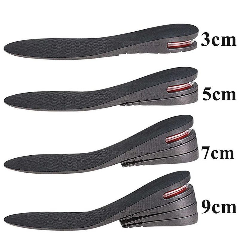 Invisible Increase Feet 3/5/7/9cm Lift Adjustable Cut Shoe Heel Insert Taller Height Insole For Shoes_voghion.com