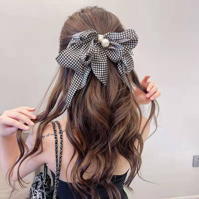 Accessoires pour cheveux 1 pièce, bandeau à large bord, cravate pour cheveux pour femmes, coiffure simple, vêtements d'extérieur quotidiens _voghion.com