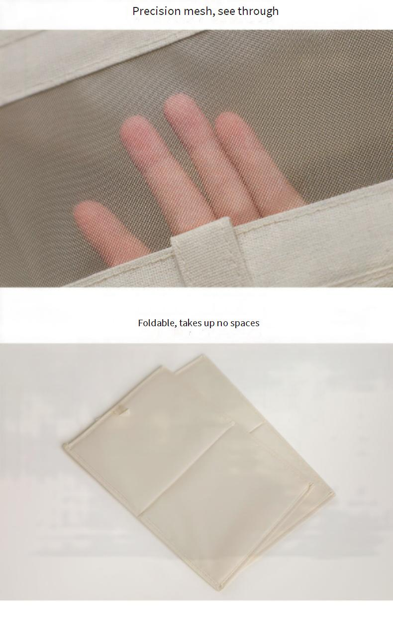 Siichtbar Späicherkëscht mat Fënster Späicherkëscht aus Kotteng a Léngen, Schubladenstil, Kleederschaf Späicherkëscht, Stoff, Hosen Späicherkëscht_voghion.com