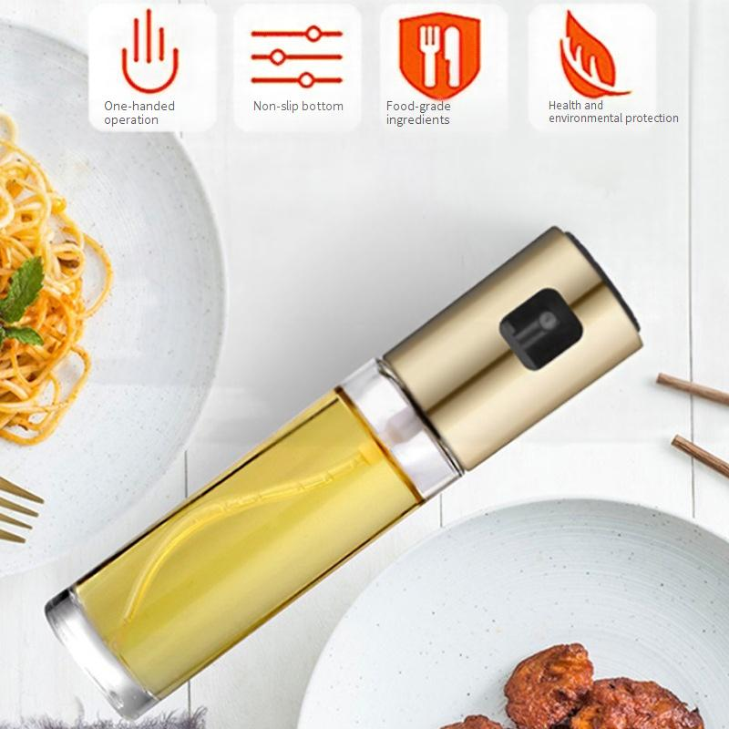 Aufbewahrung und Organisation für Zuhause Ölsprühtopf Transparente Essigflasche aus Borosilikatglas Sesamölflasche Gewürzflasche Sprühtopf_voghion.com