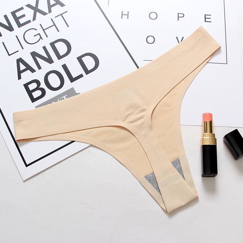 Nahtloser Tanga mit hoher Taille für Damen – atmungsaktiver Zwickel aus Nylon und Baumwolle, unsichtbare Bauchkontrolle, schnelltrocknende, bequeme Passform für Yoga-Workout jeden Tag_voghion.com