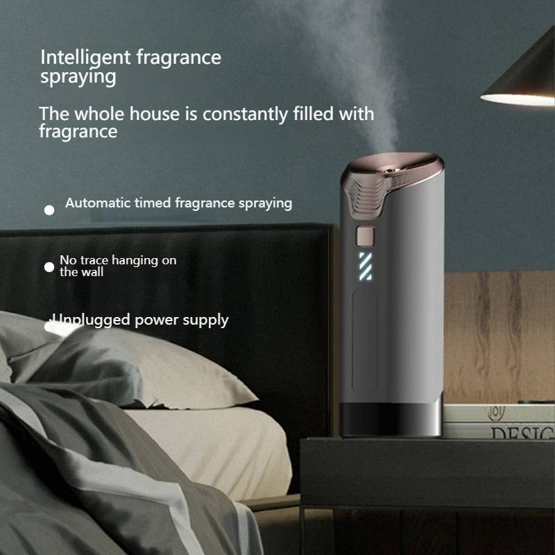 Auto Aroma Diffuser For Home & Office - Ultrasonic Essential Oil Humidifier With Timer, Quiet Operation, 50ml Capacity, Wall-Mountable_voghion.com