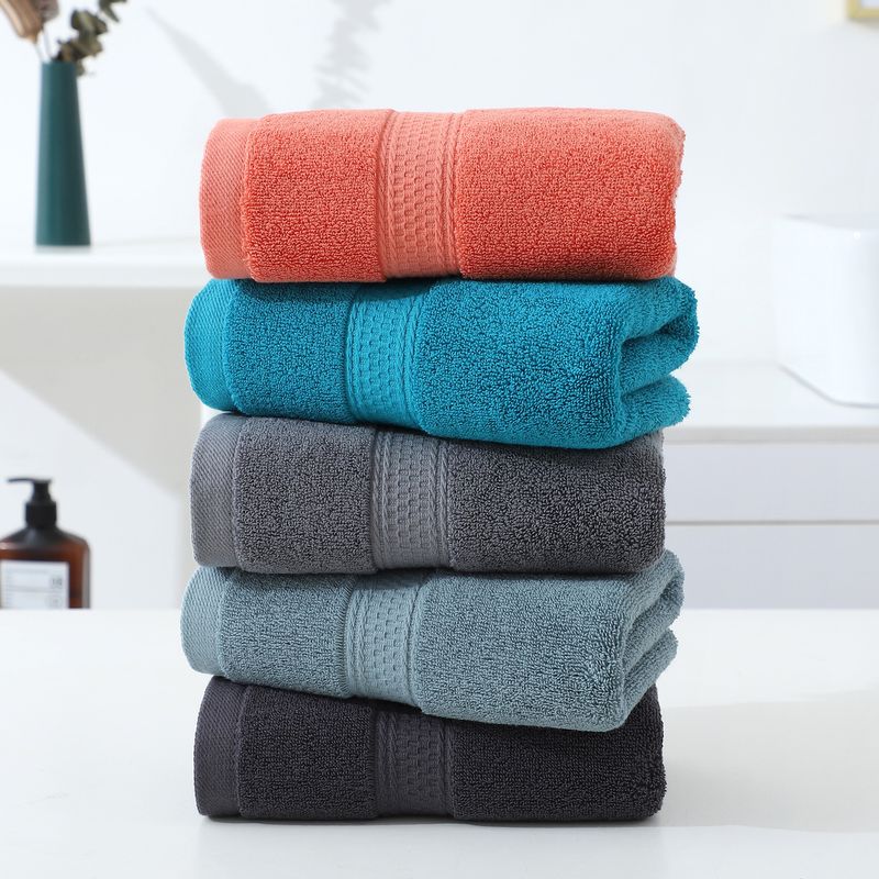Pure Cotton Household Towel Set (6 Pieces), Including Bath Towels, Face Towels, Shower Towels And Hand Towels_voghion.com