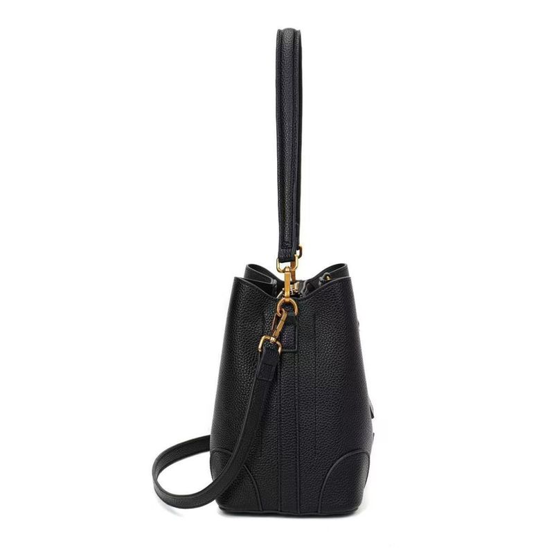 FIMKA'S 2025 New Soft Leather Wedding Mom Bag Stylish Bohemian Bucket Shoulder Bag For Women_voghion.com