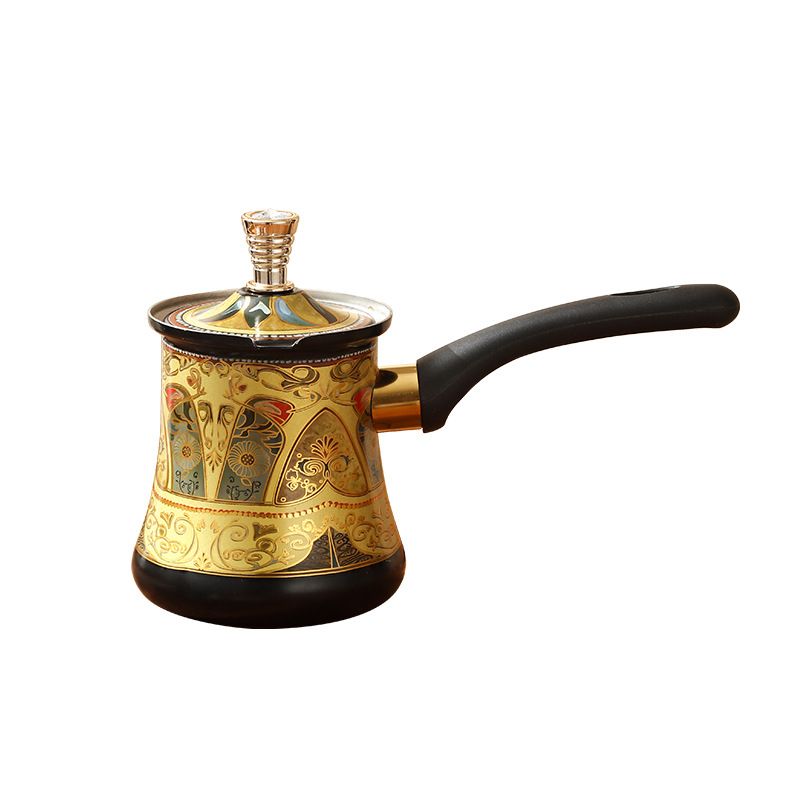 Turkish Coffee Pot, Latte Art Cup, Three-piece Set, Stainless Steel Milk Cup, Cream Cup, Chocolate Hot Butter Cup_voghion.com