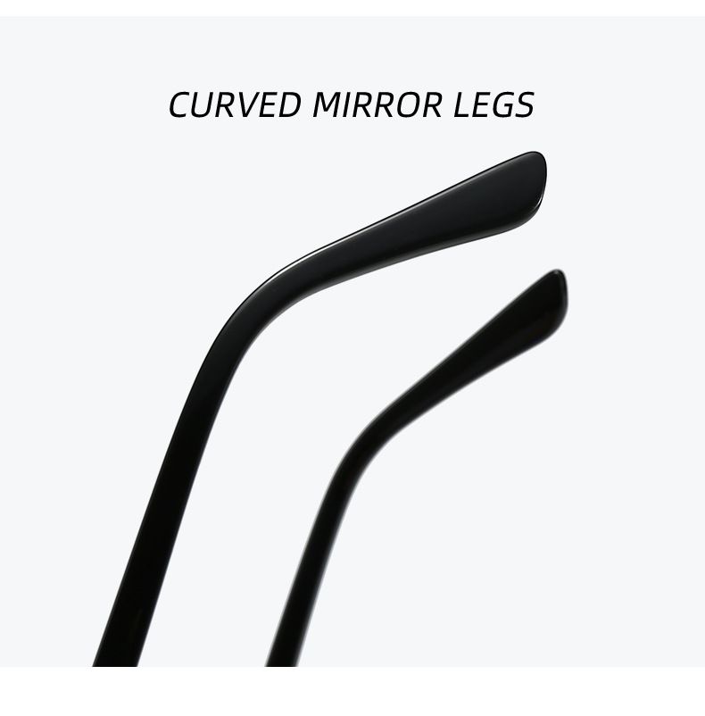 New men's polarized fashionable trendy square frame sunglasses, driving and outing sunglasses 551_voghion.com