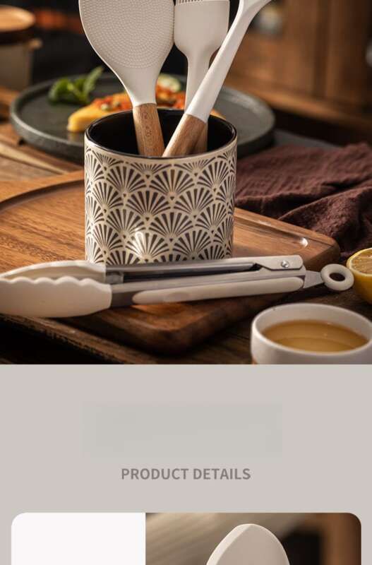 Espátula de silicone para bolo, espátula doméstica resistente a altas temperaturas, ferramenta de mistura para assar, creme de grau alimentício_voghion.com