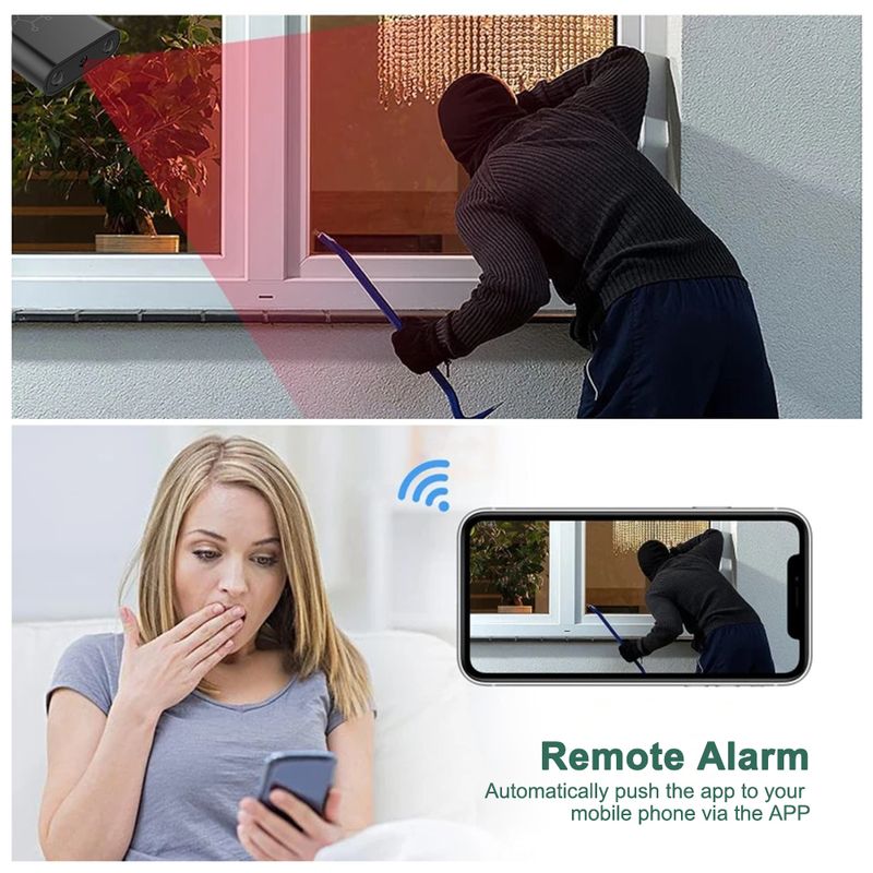 1080P HD Mini IR-CUT Nattsyn WiFi Kamera Bevegelsesdeteksjon Smart Hjem Fjernsikkerhet Lite Videokamera Videoopptaker_voghion.com