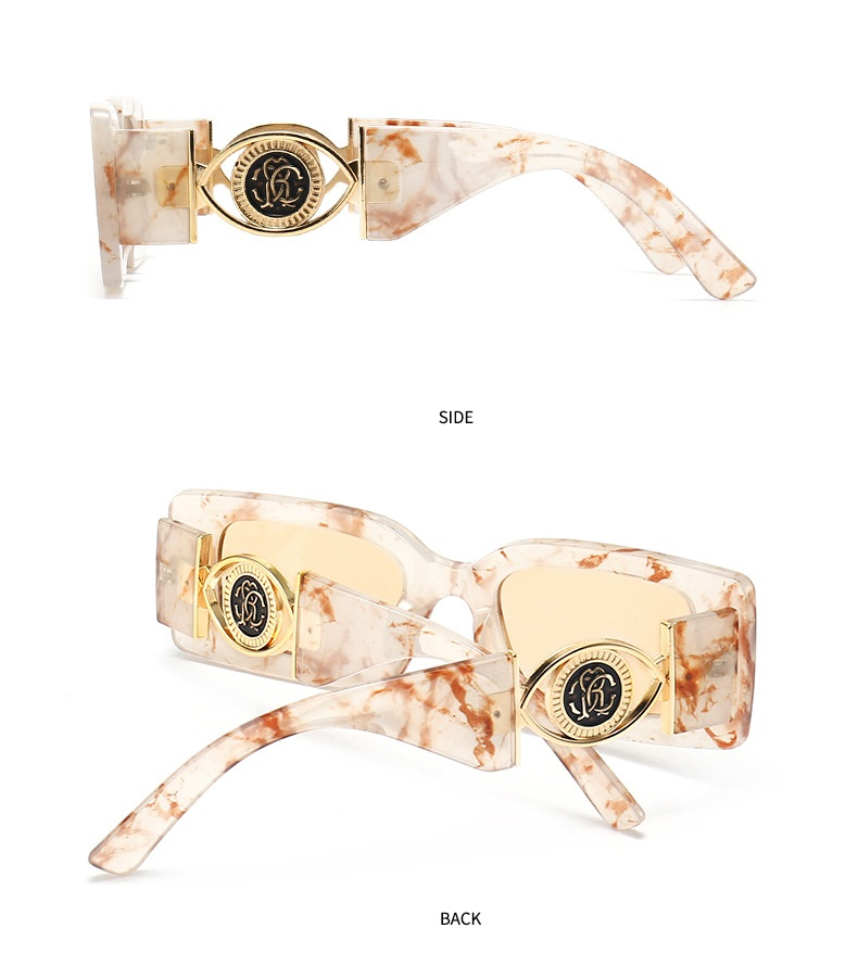 New Rectangle Sunglasses Women Men 2022 Vintage Fashion Square Female  Designer Black Sun glasses Male UV400 Eyewear_voghion.com