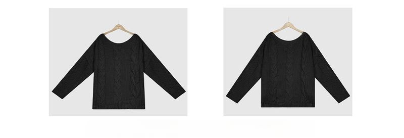 Lockerer Strickpullover mit V-Ausschnitt und Thousand Bird Grid-Muster, ärmellose Weste_voghion.com