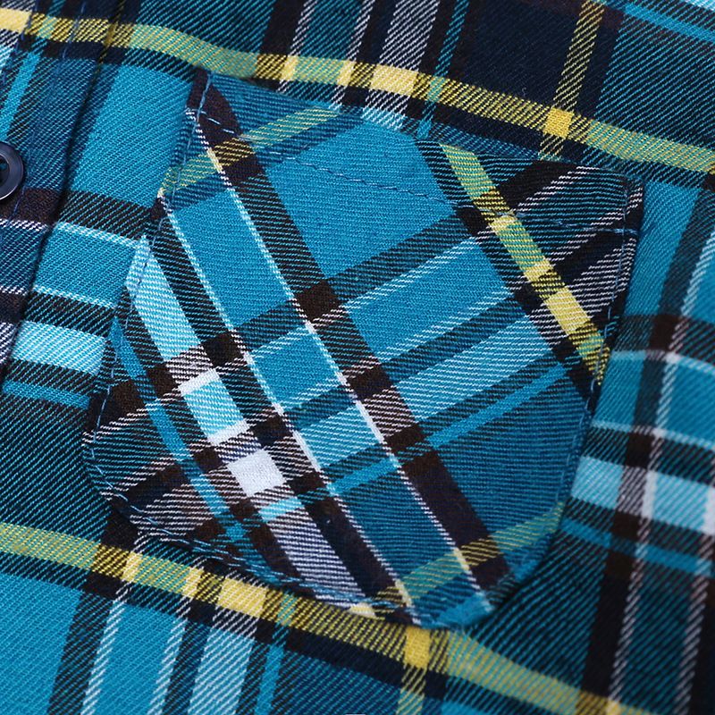 Abbigliamento per bambini Autunno Ragazzi Camicia a quadri a maniche lunghe Bretelle Tuta in denim_voghion.com