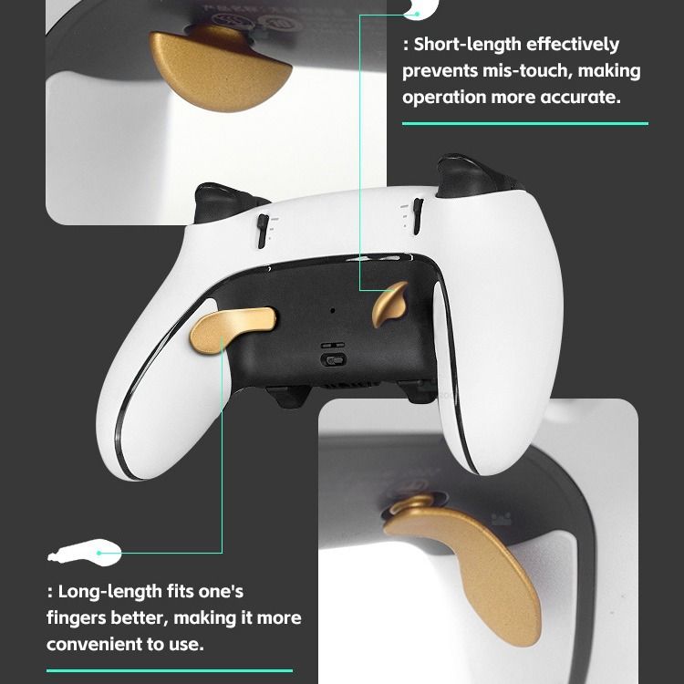 PS5 Edge Elite Edition Controller Paddel Paddeln Metall Zurück Taste Spiel externe Zubehörtasten_voghion.com