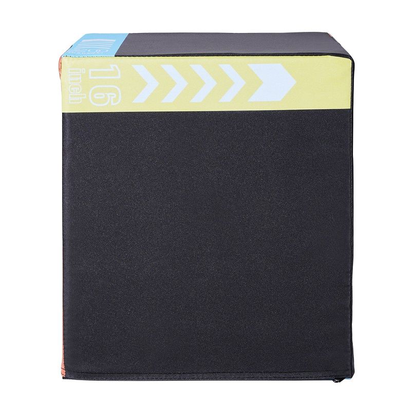 VEVOR 3 In 1 Plyometric Jump Box, 20/18/16 Inch Cotton Plyo Box, Platform & Jumping Agility Box, Anti-Slip Fitness Exercise Step Up Box For Home Gym Training, Conditioning Strength Training, Black_voghion.com