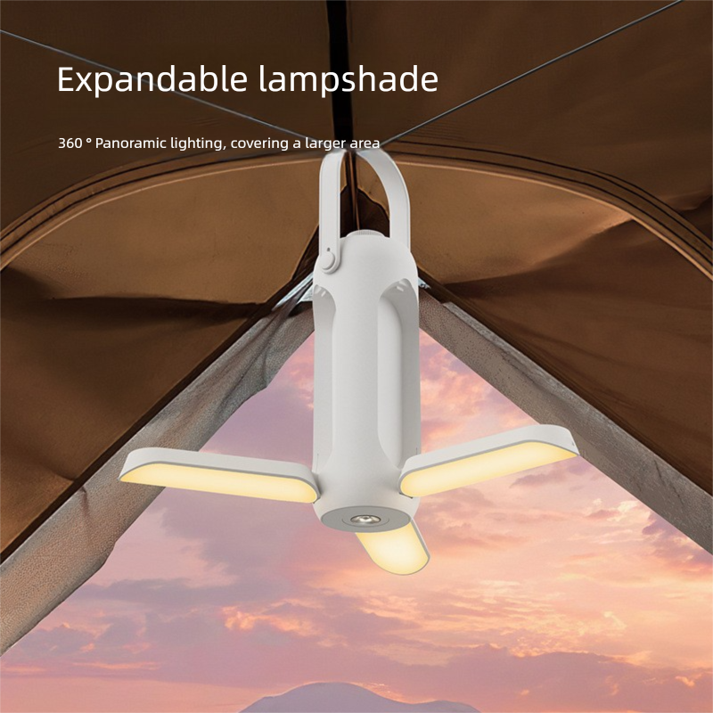 Outdoor USB Rechargeable Tent Hanging Standing Atmosphere Portable Foldable Camping Light_voghion.com