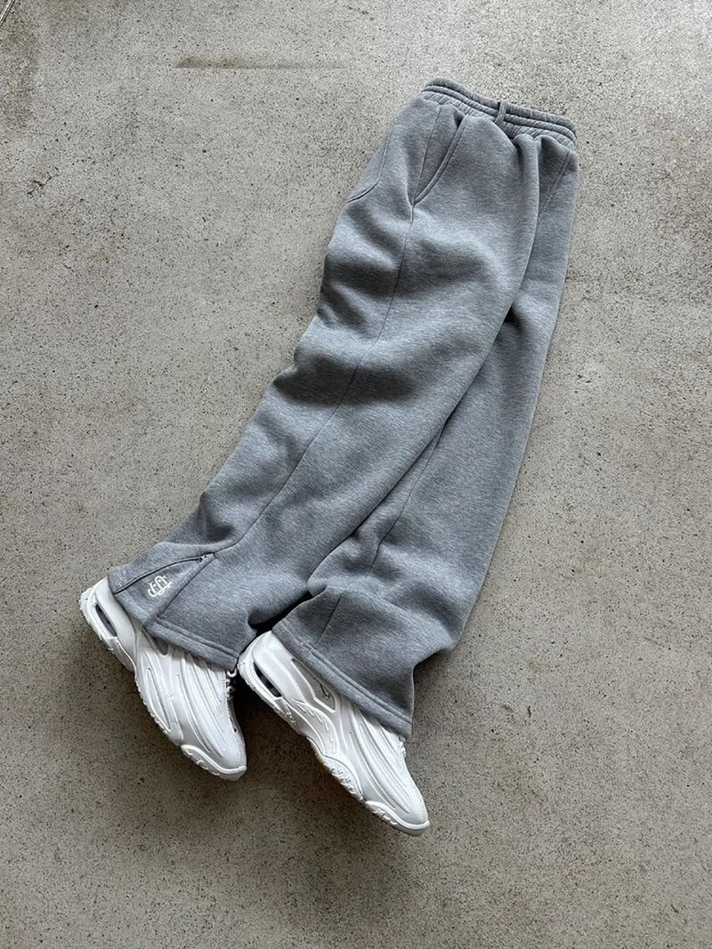 Neue Y2K Hosen Personalisierte Hose Bein Zipper Stickerei Hip Hop Ležérní Jogger Männer Hosen Retro Gerade Hosen Trainingsanzug Streetwear_voghion.com