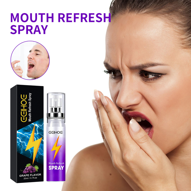 Mouth beautiful Fresh spray Clean bad breath Mouth odor Fresh breath Clean smell Keep fragrance Portable spray_voghion.com