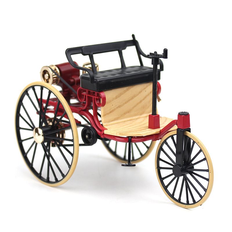 Novi 1:12 simulacijski retro legirani trokotačni klasični automobil kolekcija modela poklon igračka za odrasle ukras_voghion.com