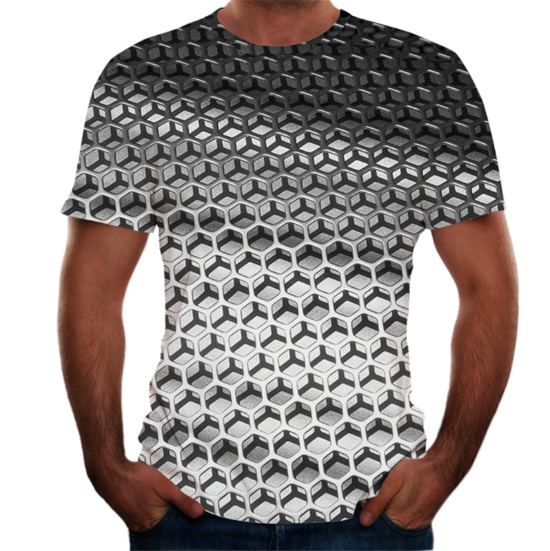 Jungen Kleidung Anime Harajuku Top Sommer 3D Mode Herren T-Shirt O Kragen Hemd Große Größe Streetwear_voghion.com