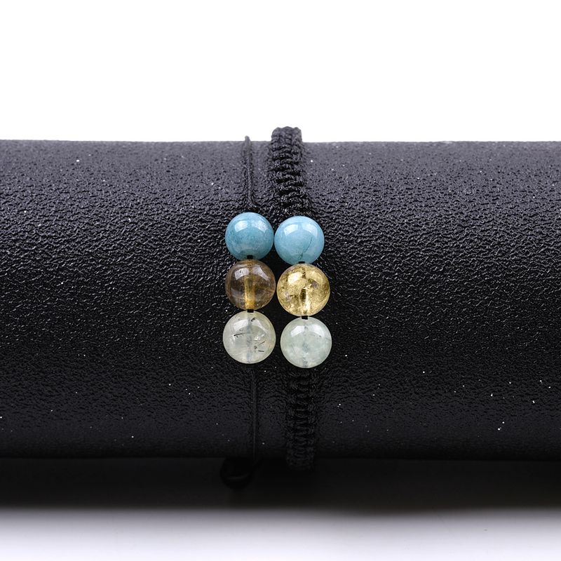 Ensemble de bracelets pour couple en lapis-lazuli et améthyste – Bijoux tressés en quartz rutile doré et pierre de raisin, cadeau en pierres précieuses naturelles pour couples_voghion.com