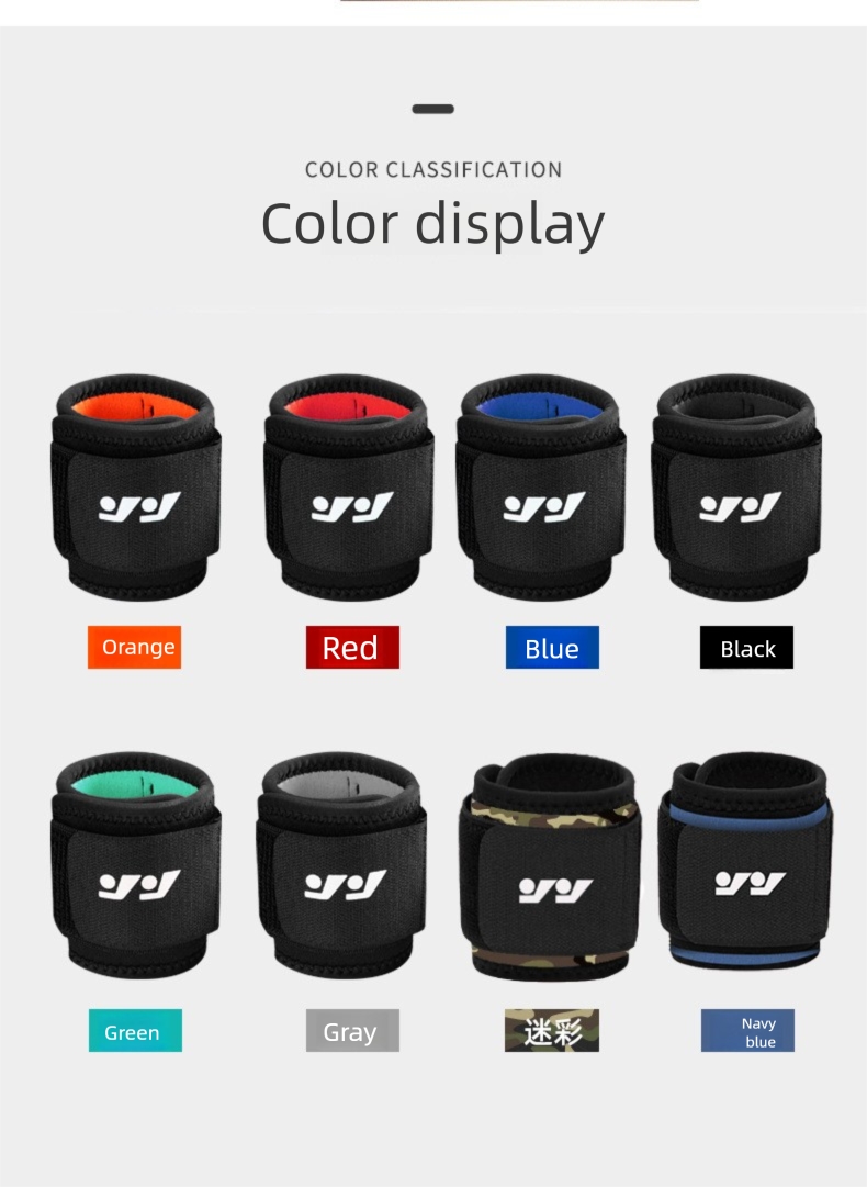 Sport per uomo Fitness Protezione Benda fissa Polso Protezione Basket Badminton Pallavolo Polsino a compressione_voghion.com