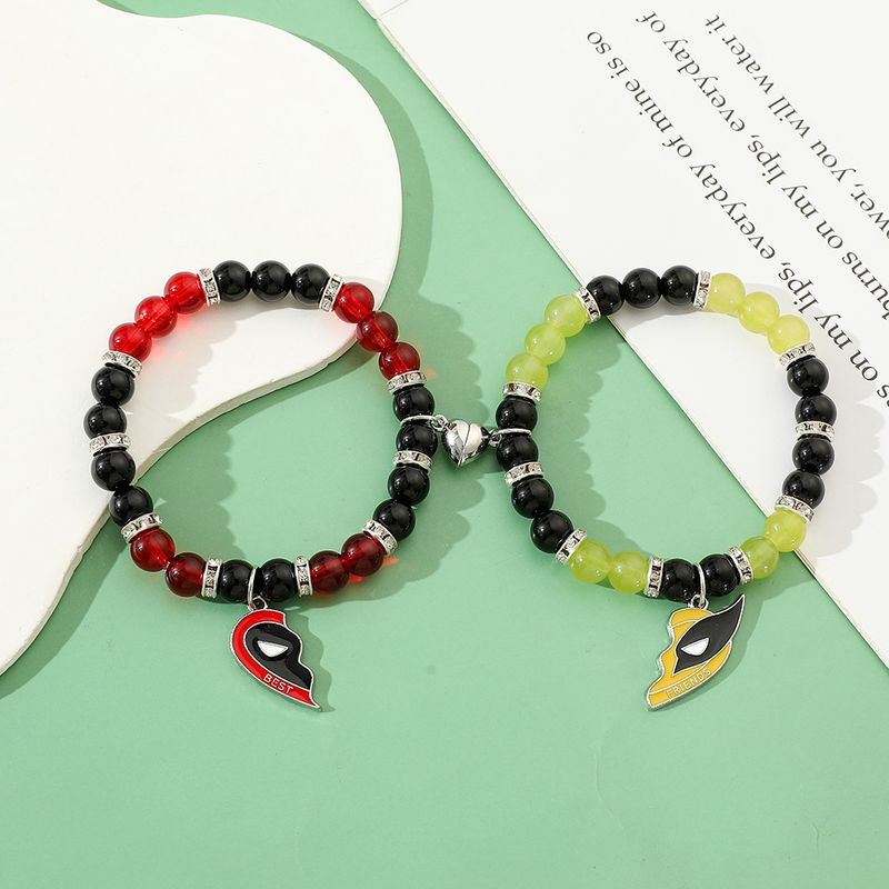 Unisex Jewelry Fashion best friend combined heart keychain_voghion.com