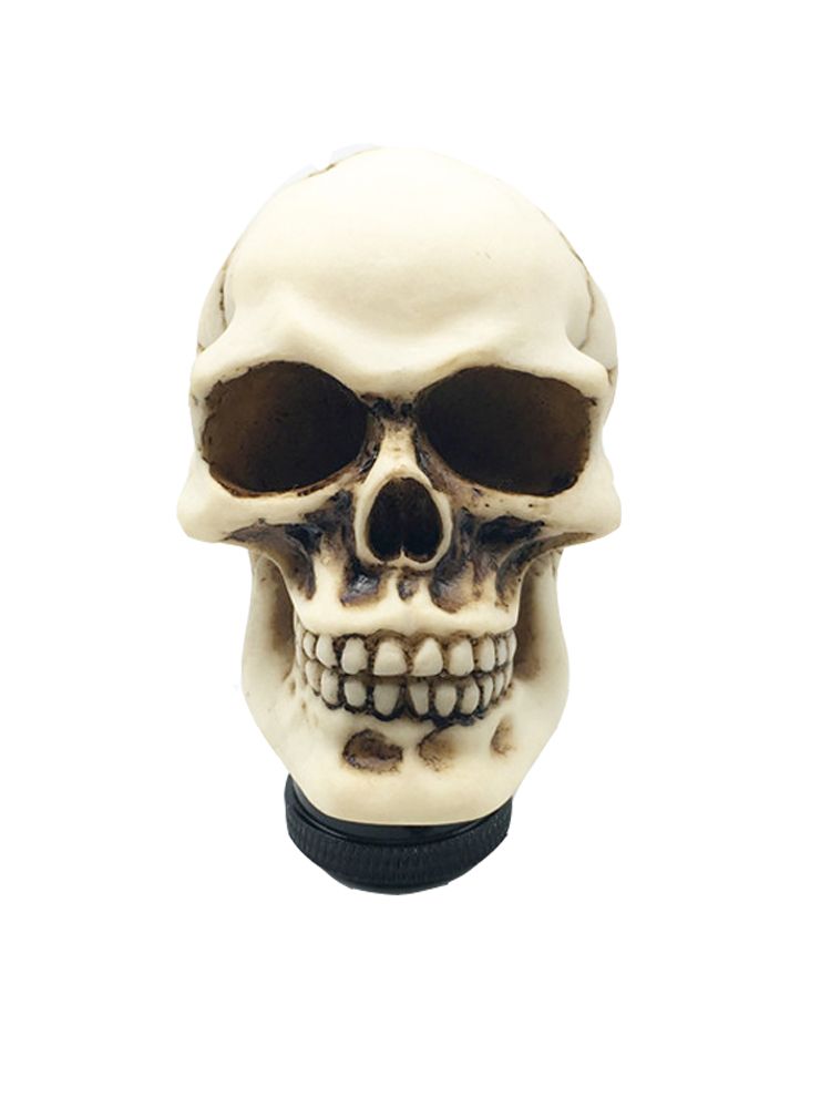 Automobile decorative parts skull gear block handle manual lever head creative personalized modified accessories_voghion.com