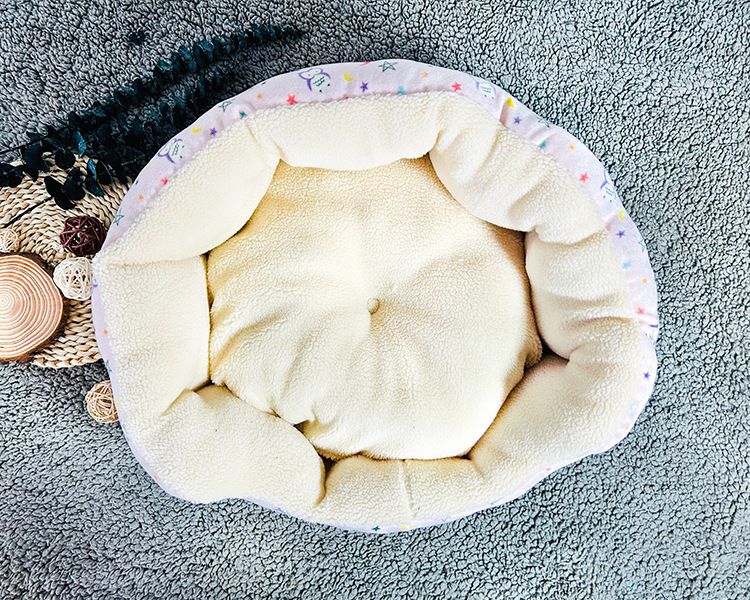 Kann als Nest für alle Jahreszeiten verwendet werden, als wärmendes Winternest, dickes Katzennest, Haustiermatte für Hunde_voghion.com