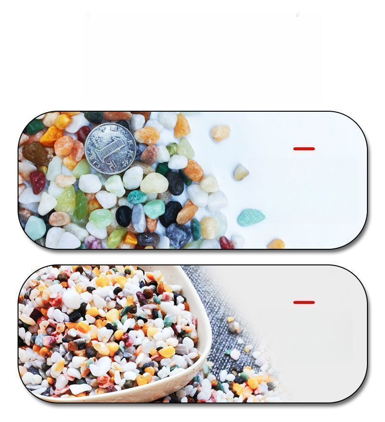 Natural Multicolored Rain Flower Five-Flower Base Sand Succulent Top Stone Pebble Landscaping Fish Tank Colorful Stones_voghion.com