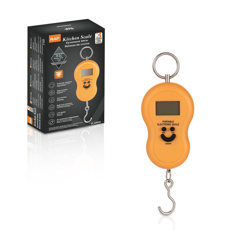 Portable Portable Scale Mini Electronic Scale Hulu-shaped Portable Scale Hook Scale Fishing Scale Hulu Scale 50KG_voghion.com
