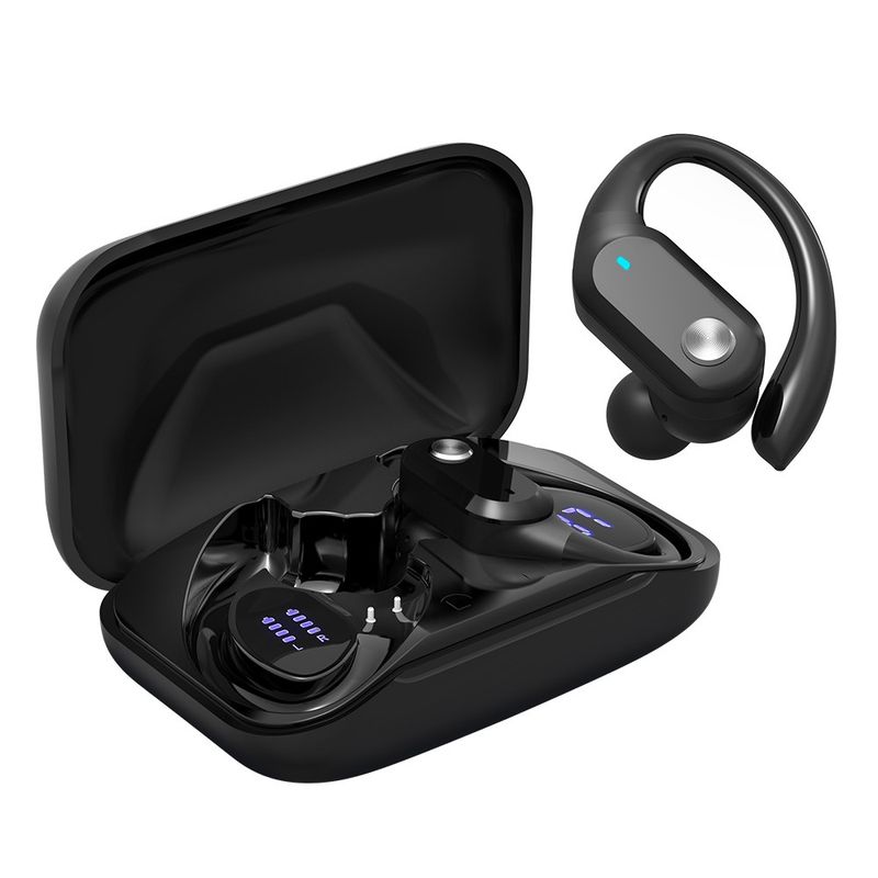 Wireless Headphones Bluetooth 5.3 Earphones Earhook Headset Ear Hook Waterproof_voghion.com