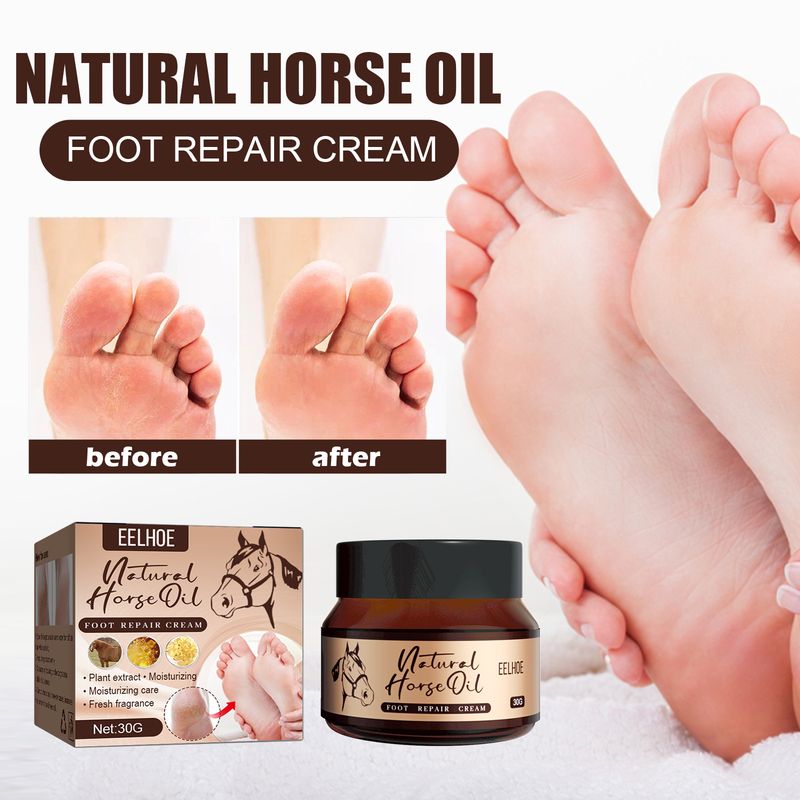 Uleiul de cal EELHOE repară pielea uscată și crăpată, exfoliază și hidratează pielea pentru picioare_voghion.com
