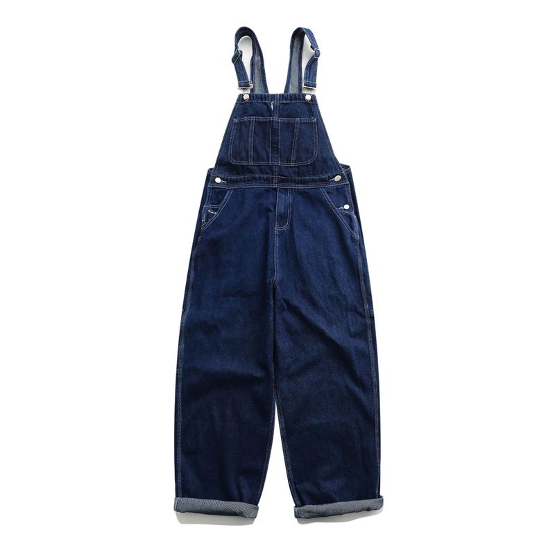 Jiayi Ku Herrenbekleidung ∣ Arbeitskleidung Amikhaki Denim Jumpsuit Overalls_voghion.com