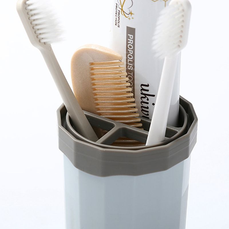 3 pezzi Portaspazzolino da viaggio Custodia portaoggetti da campeggio Scatola portadentifricio Tazza Scatola portaoggetti per la casa Copertura_voghion.com