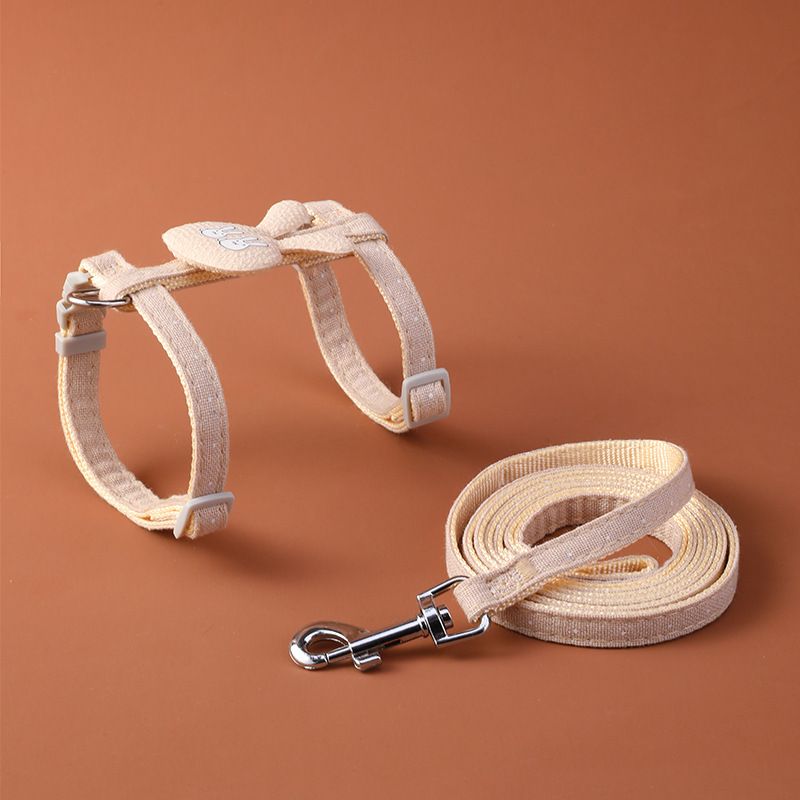 Guangying Vest Traction Rope Adjustable Soft Cute Cartoon Bear Cat Vest Harness For Outdoor_voghion.com