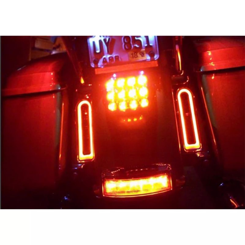Front Rear Fender Decorative Light For Harley Electra Glide Road King FLSTC FLSTN 97-2013 Motorcycle Fender Tip Light Lamp Edge_voghion.com