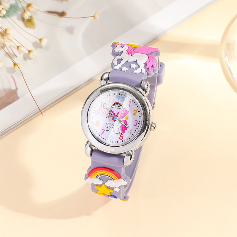 Orologi al quarzo Accessori Gioielli Giocattolo Puntatore Orologio per studenti Moda Elegante Ragazze Unicorno Fai da te Orologio al quarzo per bambini all'ingrosso_voghion.com
