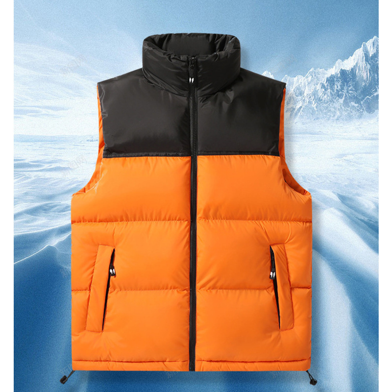 Giacca da uomo in piumino di cotone autunno e inverno Giacca da uomo ispessita e calda Versione coreana Canotta colorata di tendenza Sweetheart per_voghion.com