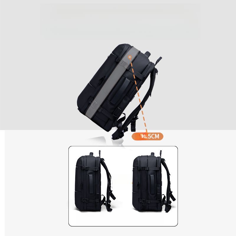 multifunctional Solid Color Laptop Bag Business Commuting Backpack 2025 Spring And Summer New Fashion Daily_voghion.com