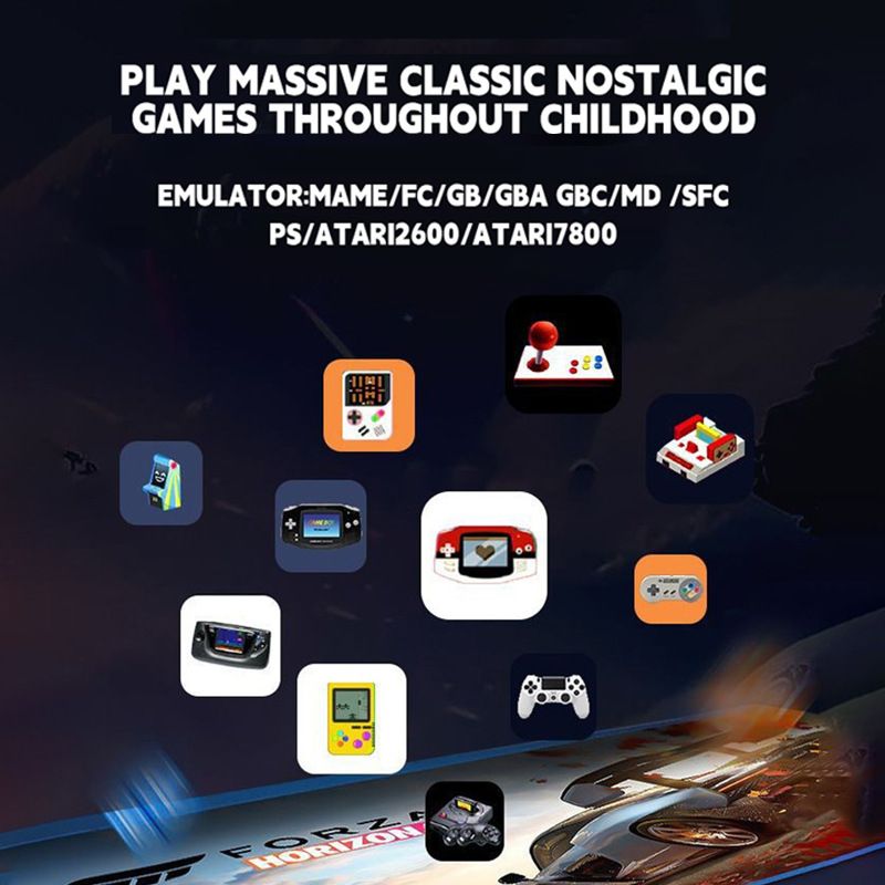 Nouvelle console de jeu Pro Home TV sans fil 4K HD X2, double lecteur, arcade, HDMI GD10_voghion.com