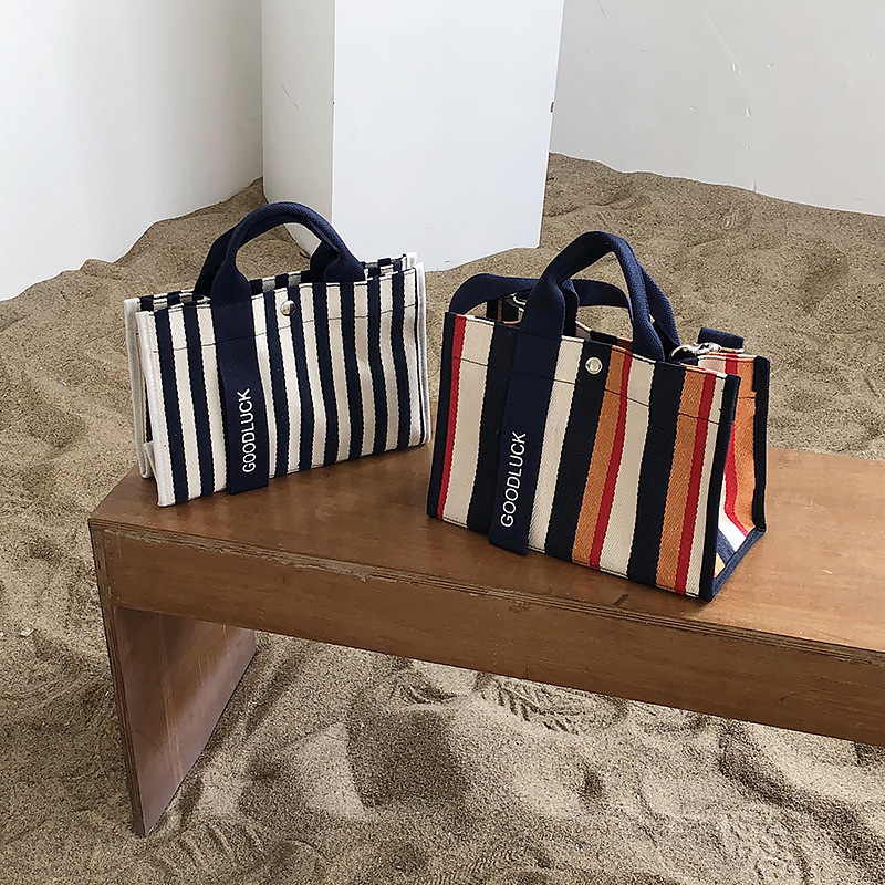Hersteller tragbare diagonal kleine tasche ins tasche streifen schulter leinwand tasche frauen tasche_voghion.com