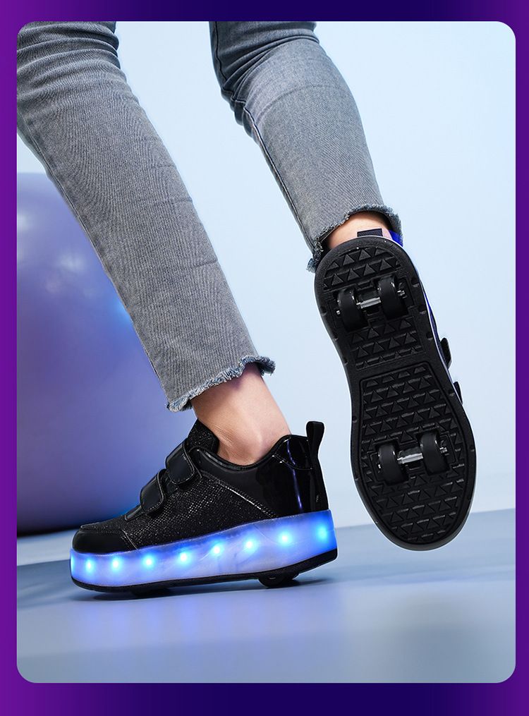 MaiSuHoo Inline-Schuhe mit zweireihigen Rädern, umwandelbare Schuhe, Skates, Rollschuhe für Kinder_voghion.com