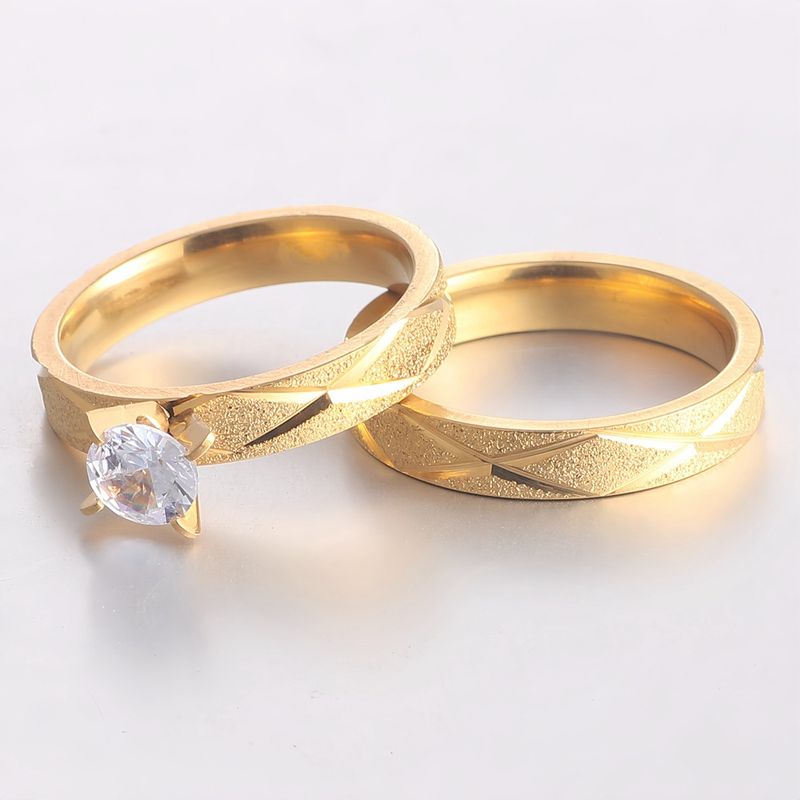 Anello da uomo in acciaio al titanio con diamanti, in oro opaco e zircone inossidabile, gioiello da donna_voghion.com