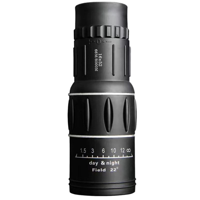 16X52 Monocular Alta Definição Baixa Luz Visão Noturna Câmera Móvel Telescópio Ao Ar Livre_voghion.com