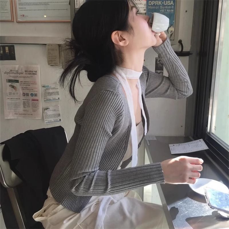 Sciarpa lunga in pizzo a pois coreano INS con nastro per donna, primavera estate, ragazza calda, versatile, a strati, collana decorativa_voghion.com