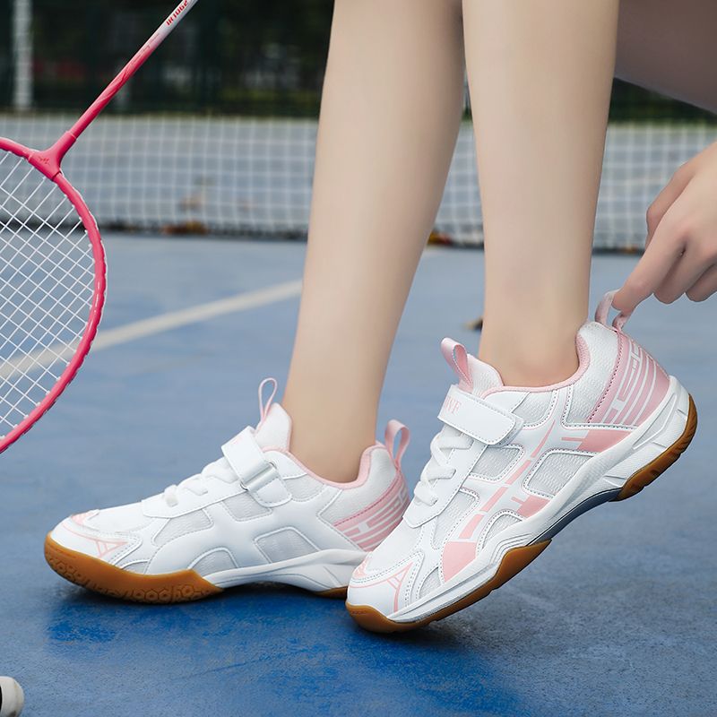 Professionelle Badmintonschuhe für Jungen und Mädchen, atmungsaktive Mesh-Tischtennisschuhe, Kinder-Sneaker, rutschfeste Kinder-Trainingsschuhe_voghion.com