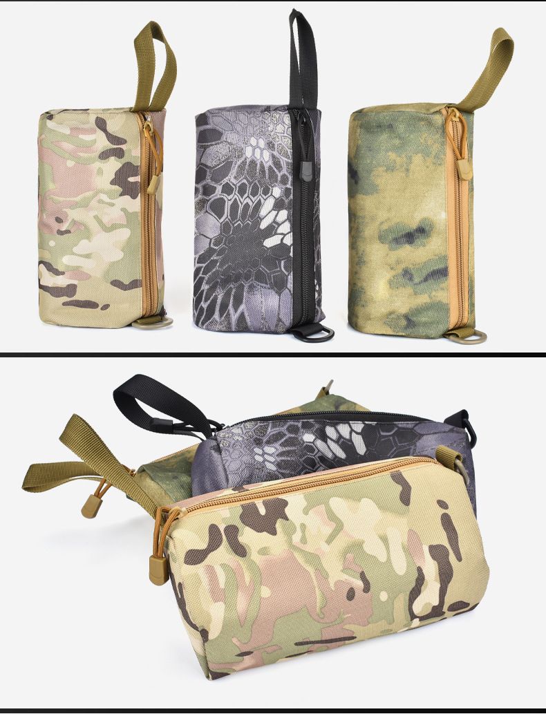 Outdoor Travel Fiess Storage Pouch - N4 Small Camouflage Handbag for EDC and Loose Change_voghion.com