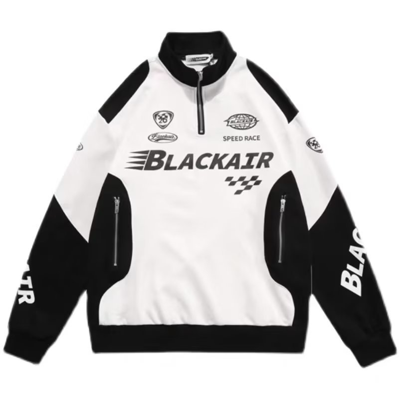 Man's Clothing Male Daily Long-sleeved Fashion Square Collar Youth Popular Printed Jacket Ins Trend_voghion.com