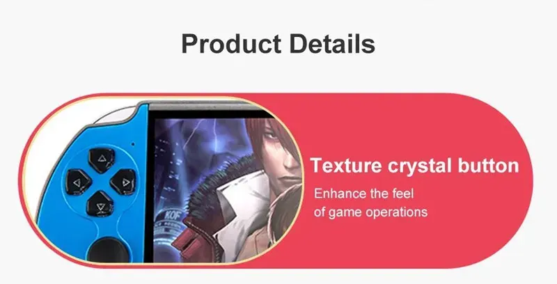 X12 Plus Portable Handheld Player 16G 7inch HD Screen Dual Joystick Classic Arcade Game Console Built-in 20000+ TV_voghion.com