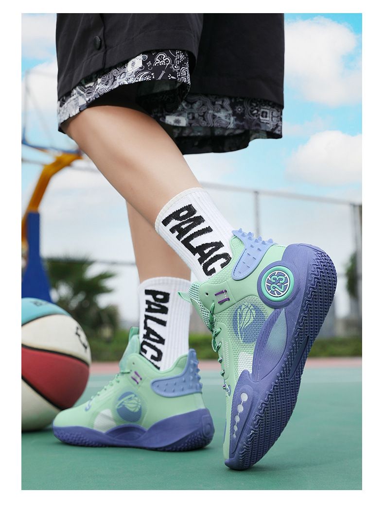 Scarpe da basket James taglia 23 impermeabili, resistenti all'usura, pratiche, alla moda, per bambini e ragazzi, con suola antiscivolo._voghion.com